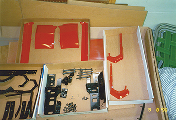 1973 Eldorado Coupe resto parts boxes-Josephic Mike
